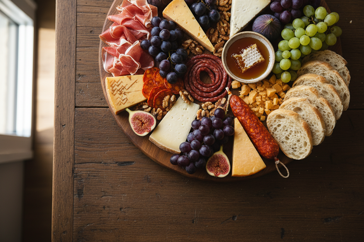 Tabla de charcutería y quesos gourmet